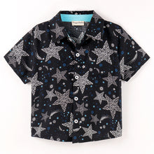 Load image into Gallery viewer, Stars Printed Half Sleeves Shirt