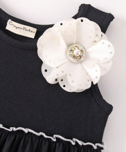 Load image into Gallery viewer, Double layered Frilled Dress - Black