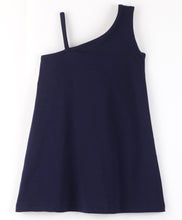 Load image into Gallery viewer, Striped Printed Frill with Strap Solid Dress