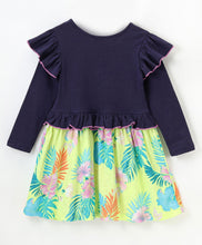 Load image into Gallery viewer, Frilled Floral Full Sleeves Dress
