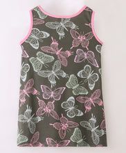 Load image into Gallery viewer, Butterfly Printed Straight Sleeveless Dress