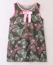 Load image into Gallery viewer, Butterfly Printed Straight Sleeveless Dress