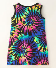 Load image into Gallery viewer, Tie and Dye Printed Straight Sleeveless Dress