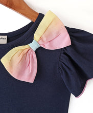 Load image into Gallery viewer, Tie and Dye Printed Color Block Frilled Dress