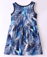 Load image into Gallery viewer, Leaves Printed Sleeveless Dress