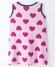 Load image into Gallery viewer, Hearts Printed Straight Sleeveless Dress