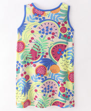 Load image into Gallery viewer, Fruits Printed Straight Sleeveless Dress
