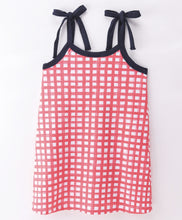 Load image into Gallery viewer, Checkered Printed Straight Strap Dress