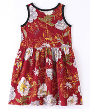 Load image into Gallery viewer, Floral Printed Sleeveless Dress