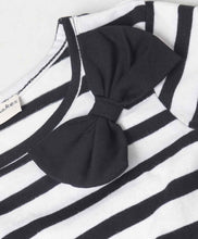 Load image into Gallery viewer, Striped with Floral Printed Full Sleeves Dress