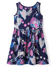 Load image into Gallery viewer, Floral Printed Sleeveless Cotton Dress