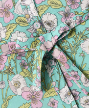 Load image into Gallery viewer, Floral Printed Belted Shirt Style Dress