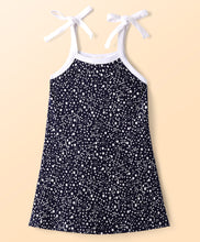 Load image into Gallery viewer, Polka Printed Open Strap Sleeveless Dress