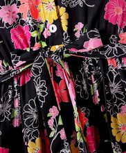 Load image into Gallery viewer, Floral Printed Collared Shirt Dress