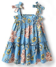 Load image into Gallery viewer, Floral Printed Frilled Strap Shoulder Dress