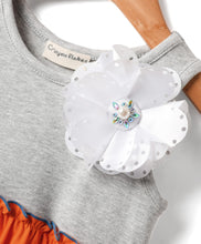 Load image into Gallery viewer, Solid Double Layered Frilled Sleeveless Dress - Blue