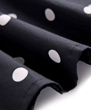 Load image into Gallery viewer, Polka Cotton Woven Frock With Peter Pan Collar