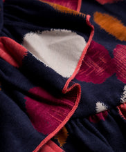 Load image into Gallery viewer, Polka Printed Ruffle Detail Full Sleeves Cotton Dress