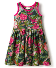 Load image into Gallery viewer, Cotton Blend Kint Floral Printed Dress