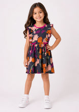 Load image into Gallery viewer, Cotton Floral Printed Frilled Dress with Bow Applique