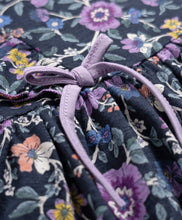 Load image into Gallery viewer, Cotton Floral Printed Frilled Dress with Bow Applique