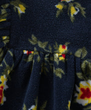 Load image into Gallery viewer, Floral Polar Fleece Dress Cotton Leggings Set