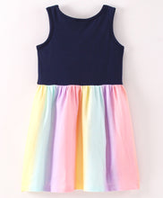 Load image into Gallery viewer, Tie and Dye Striped Printed Sleeveless Dress