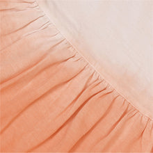 Load image into Gallery viewer, CrayonFlakes Kids Wear for Girls 100% Cotton Sleeveless Frock Peach Ombre Dress.