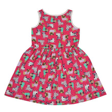 Load image into Gallery viewer, CrayonFlakes Kids Wear for Girls 100% Cotton Printed Sleeveless Frock Dress