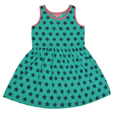 Load image into Gallery viewer, CrayonFlakes Kids Wear for Girls 100% Cotton Sleeveless Frock Dress Stars
