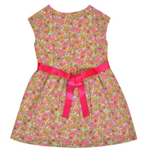 Load image into Gallery viewer, CrayonFlakes Kids Wear for Girls 100% Cotton Sleeveless Printed Frock Dress