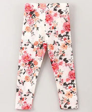 Load image into Gallery viewer, Floral Printed Leggings - Offwhite