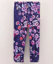 Load image into Gallery viewer, Floral Printed Leggings - Purple