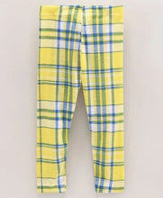 Load image into Gallery viewer, Checkered Printed Leggings - Yellow