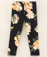 Load image into Gallery viewer, Floral Printed Leggings - Black
