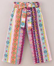 Load image into Gallery viewer, Jacquard Printed Belt Palazzo