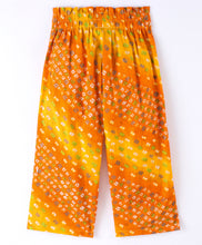 Load image into Gallery viewer, Bandhani Printed Belted Plazzo - Yellow