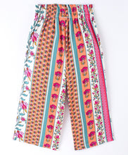 Load image into Gallery viewer, Floral Striped Printed Belted Plazzo
