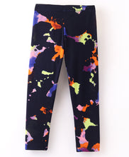 Load image into Gallery viewer, Tye and Dye Printed Leggings - Navy