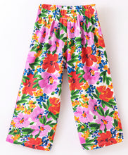 Load image into Gallery viewer, Floral Printed Belted Plazzo - Pink