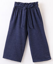 Load image into Gallery viewer, Solid Belted Plazzo - Navy