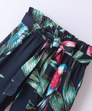 Load image into Gallery viewer, Jungle Printed Belted Plazzo