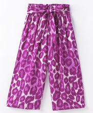 Load image into Gallery viewer, Animal Print Belted Plazzo