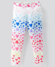 Load image into Gallery viewer, Hearts Printed Super Stretch Full Length Leggings