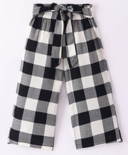 Load image into Gallery viewer, Checkered Printed Belted Palazzo