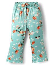 Load image into Gallery viewer, Floral Printed Full Length Flared Leggings