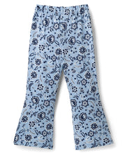 Load image into Gallery viewer, Floral Printed Full Length Flared Leggings