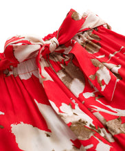 Load image into Gallery viewer, Floral Printed Woven Belted Culotte Pant