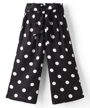 Load image into Gallery viewer, Polka Printed Woven Belted Culotte Pant