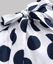 Load image into Gallery viewer, Woven Polka Printed Belted Palazzo